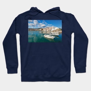 The port in the Chora of Skopelos island, Greece Hoodie